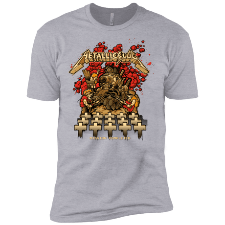 T-Shirts Heather Grey / X-Small METALLIC SLUG Men's Premium T-Shirt