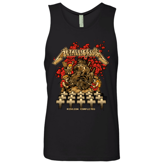 T-Shirts Black / Small METALLIC SLUG Men's Premium Tank Top