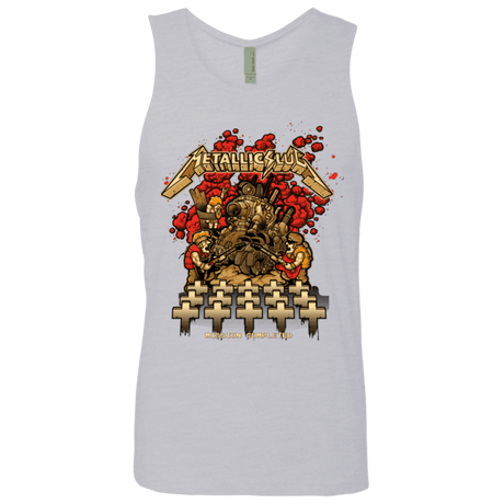 T-Shirts Heather Grey / Small METALLIC SLUG Men's Premium Tank Top
