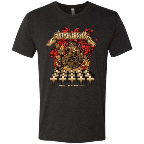 T-Shirts Vintage Black / Small METALLIC SLUG Men's Triblend T-Shirt