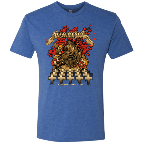 T-Shirts Vintage Royal / Small METALLIC SLUG Men's Triblend T-Shirt