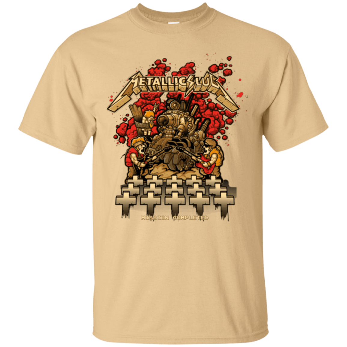 T-Shirts Vegas Gold / Small METALLIC SLUG T-Shirt