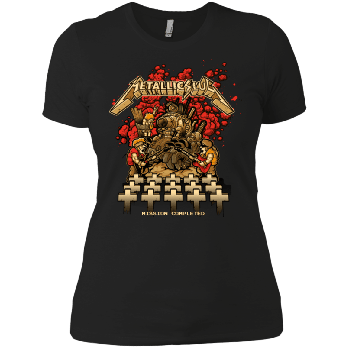 T-Shirts Black / X-Small METALLIC SLUG Women's Premium T-Shirt