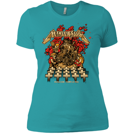 T-Shirts Tahiti Blue / X-Small METALLIC SLUG Women's Premium T-Shirt