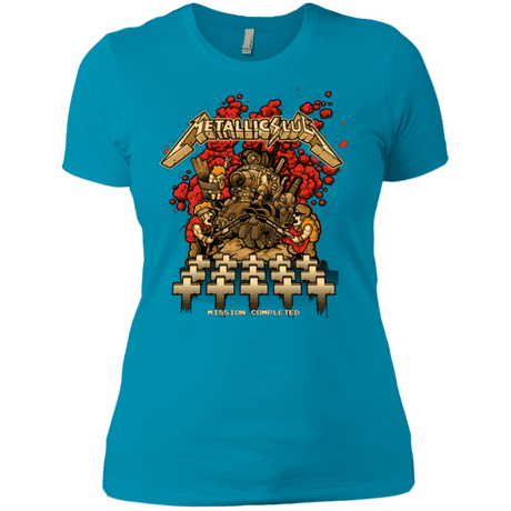 T-Shirts Turquoise / X-Small METALLIC SLUG Women's Premium T-Shirt
