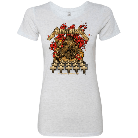 T-Shirts Heather White / Small METALLIC SLUG Women's Triblend T-Shirt