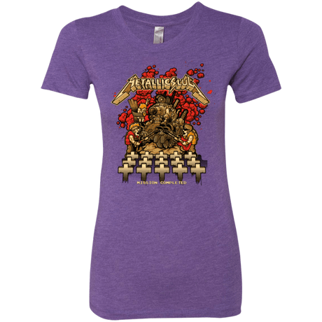 T-Shirts Purple Rush / Small METALLIC SLUG Women's Triblend T-Shirt
