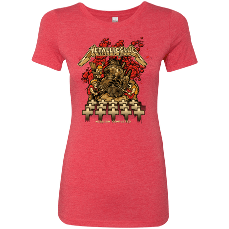 T-Shirts Vintage Red / Small METALLIC SLUG Women's Triblend T-Shirt