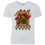 T-Shirts Heather White / YXS METALLIC SLUG Youth Triblend T-Shirt