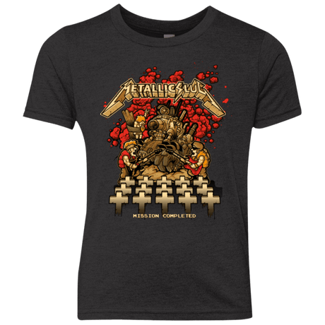 T-Shirts Vintage Black / YXS METALLIC SLUG Youth Triblend T-Shirt