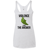 T-Shirts Heather White / X-Small Metapeace Women's Triblend Racerback Tank