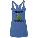 T-Shirts Vintage Royal / X-Small Metapeace Women's Triblend Racerback Tank