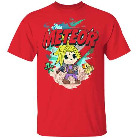 T-Shirts Red / S Meteor Cartoon T-Shirt