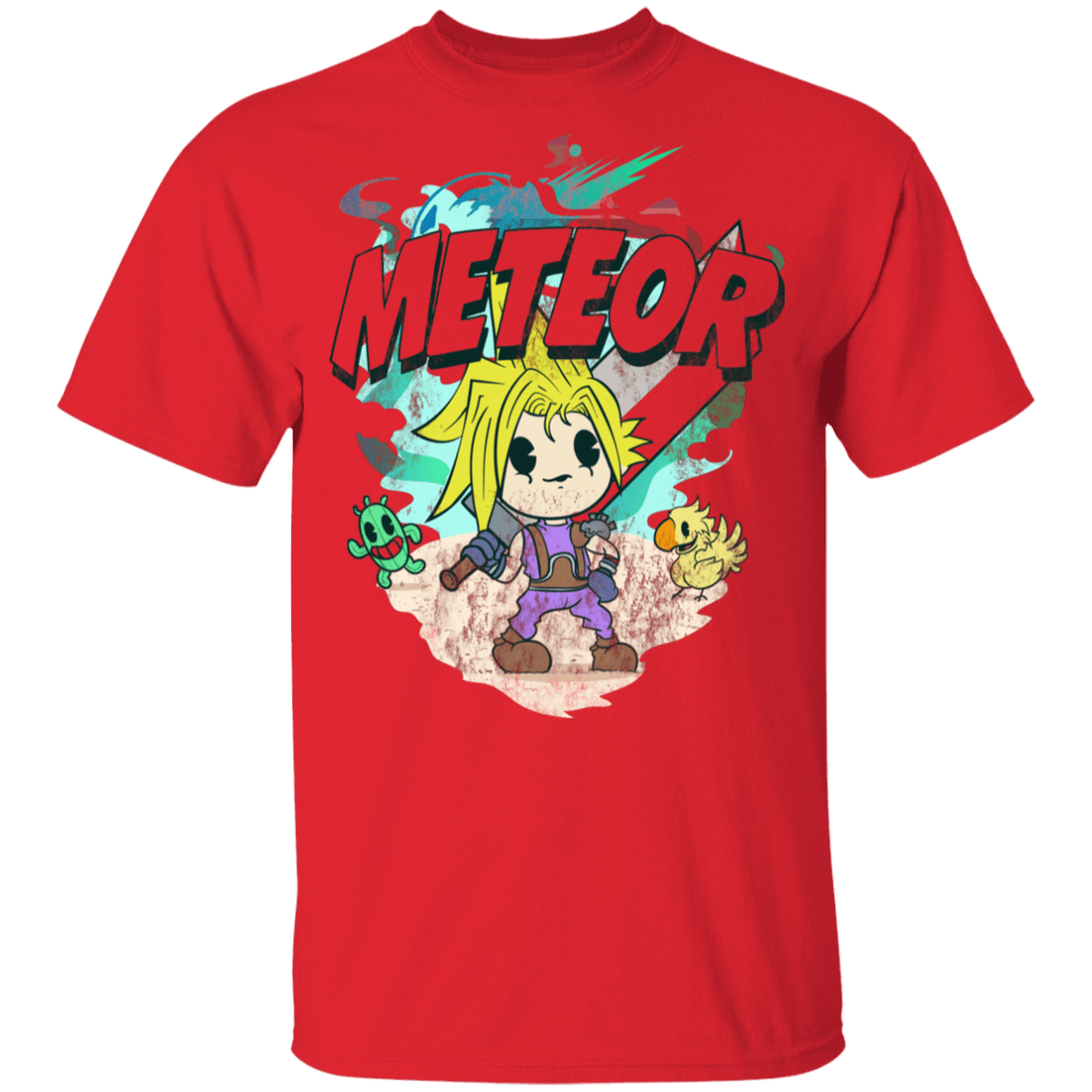 T-Shirts Red / YXS Meteor Cartoon Youth T-Shirt