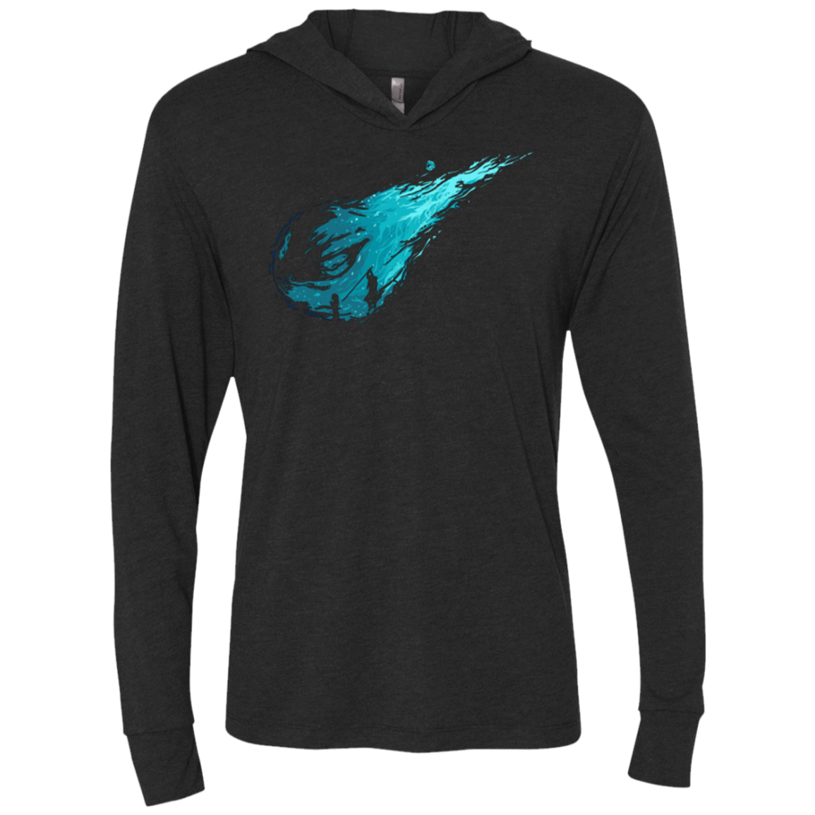 T-Shirts Vintage Black / X-Small Meteor Triblend Long Sleeve Hoodie Tee