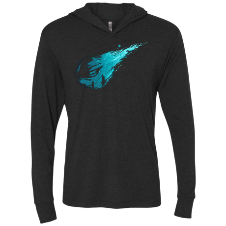 T-Shirts Vintage Black / X-Small Meteor Triblend Long Sleeve Hoodie Tee