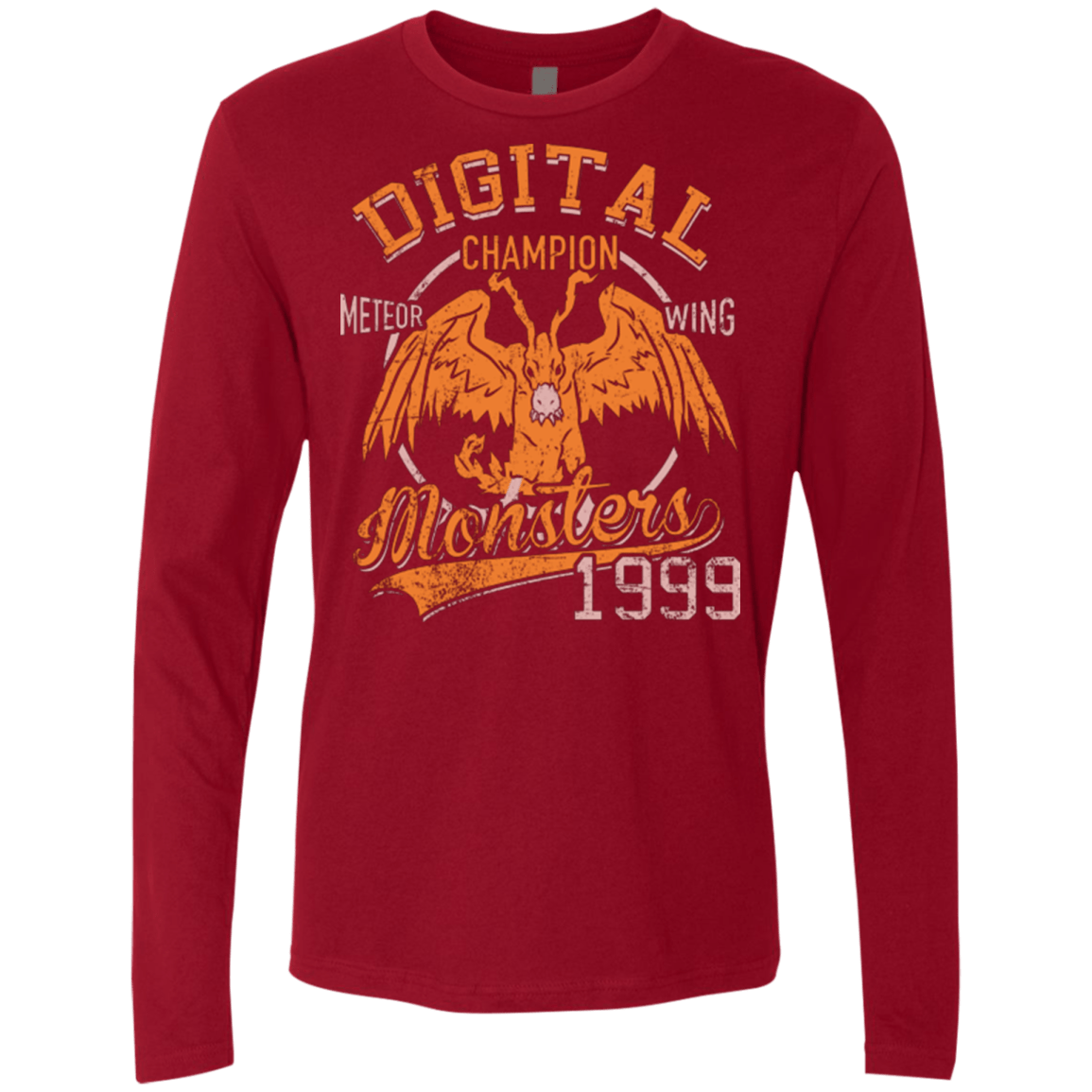 T-Shirts Cardinal / Small Meteor Wing Men's Premium Long Sleeve