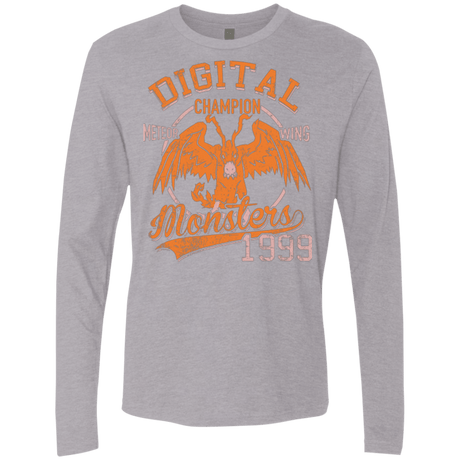 T-Shirts Heather Grey / Small Meteor Wing Men's Premium Long Sleeve