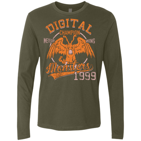 T-Shirts Military Green / Small Meteor Wing Men's Premium Long Sleeve