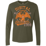 T-Shirts Military Green / Small Meteor Wing Men's Premium Long Sleeve