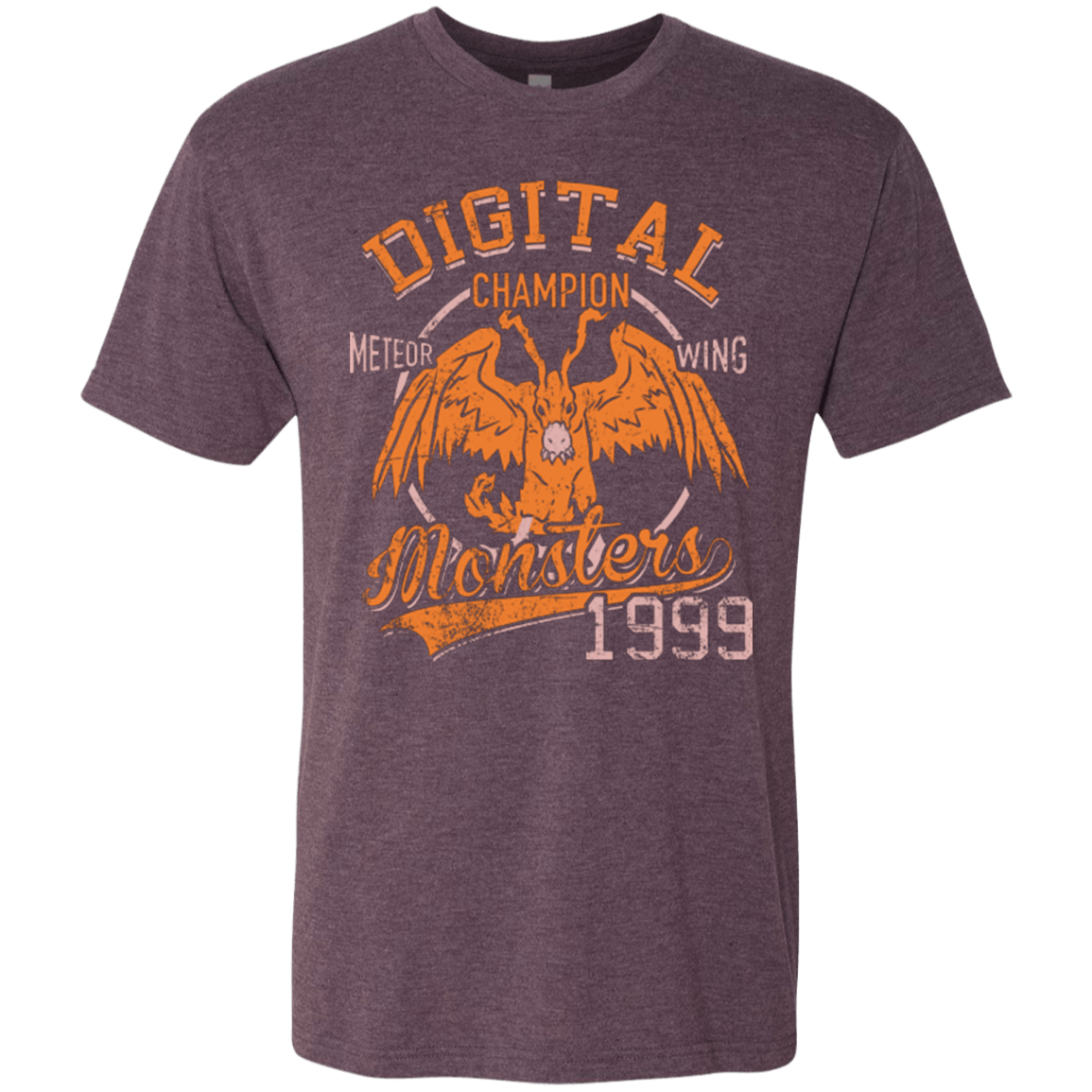 T-Shirts Vintage Purple / Small Meteor Wing Men's Triblend T-Shirt