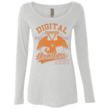 T-Shirts Heather White / Small Meteor Wing Women's Triblend Long Sleeve Shirt