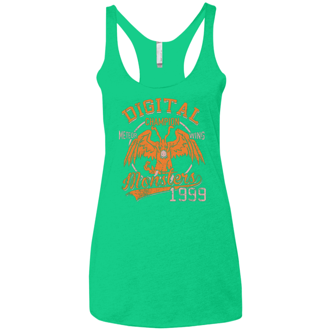 T-Shirts Envy / X-Small Meteor Wing Women's Triblend Racerback Tank
