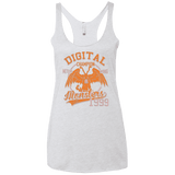 T-Shirts Heather White / X-Small Meteor Wing Women's Triblend Racerback Tank