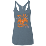 T-Shirts Indigo / X-Small Meteor Wing Women's Triblend Racerback Tank