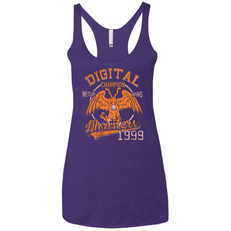 T-Shirts Purple / X-Small Meteor Wing Women's Triblend Racerback Tank