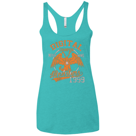 T-Shirts Tahiti Blue / X-Small Meteor Wing Women's Triblend Racerback Tank