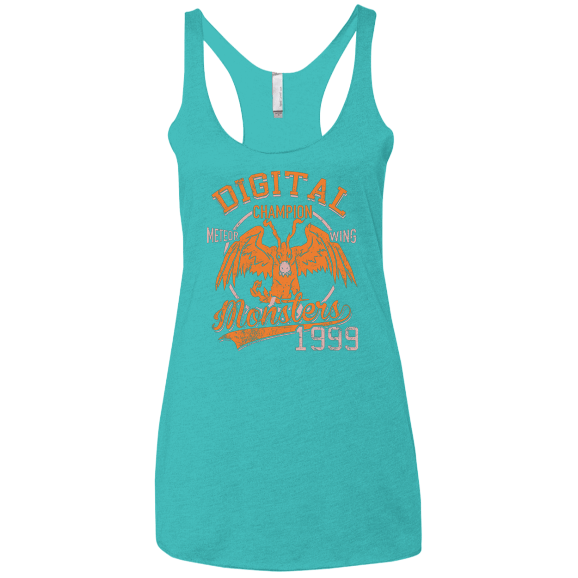 T-Shirts Tahiti Blue / X-Small Meteor Wing Women's Triblend Racerback Tank