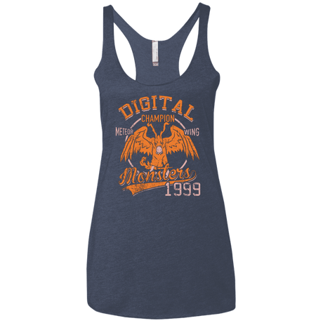 T-Shirts Vintage Navy / X-Small Meteor Wing Women's Triblend Racerback Tank