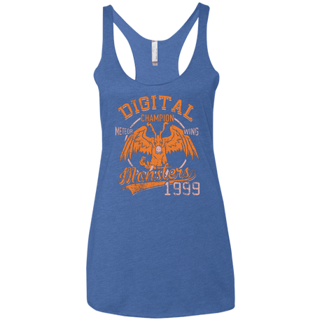 T-Shirts Vintage Royal / X-Small Meteor Wing Women's Triblend Racerback Tank
