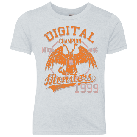 T-Shirts Heather White / YXS Meteor Wing Youth Triblend T-Shirt