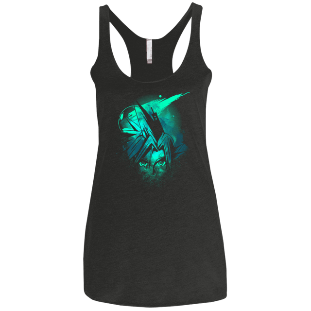 T-Shirts Vintage Black / X-Small Meteor Women's Triblend Racerback Tank