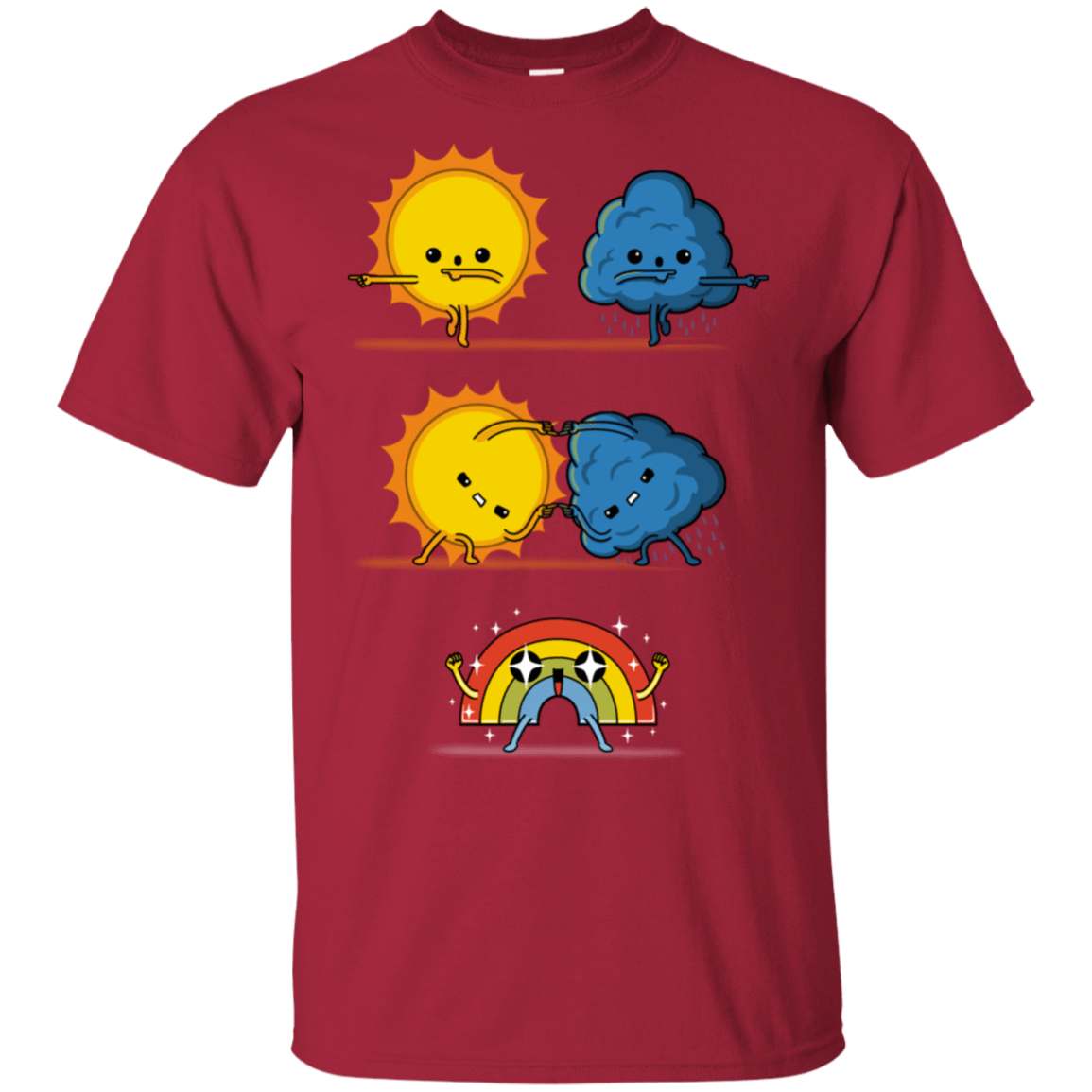 T-Shirts Cardinal / S Meteorological Fusion T-Shirt