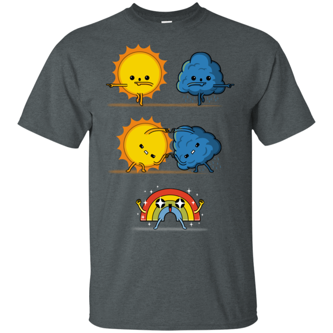 T-Shirts Dark Heather / S Meteorological Fusion T-Shirt
