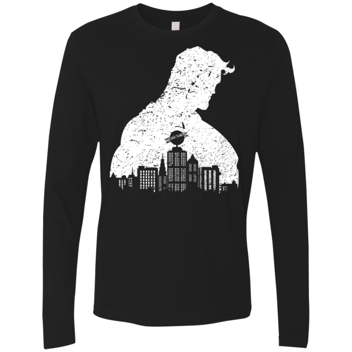 T-Shirts Black / Small Metropolis Shadow Men's Premium Long Sleeve