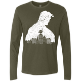 T-Shirts Military Green / Small Metropolis Shadow Men's Premium Long Sleeve