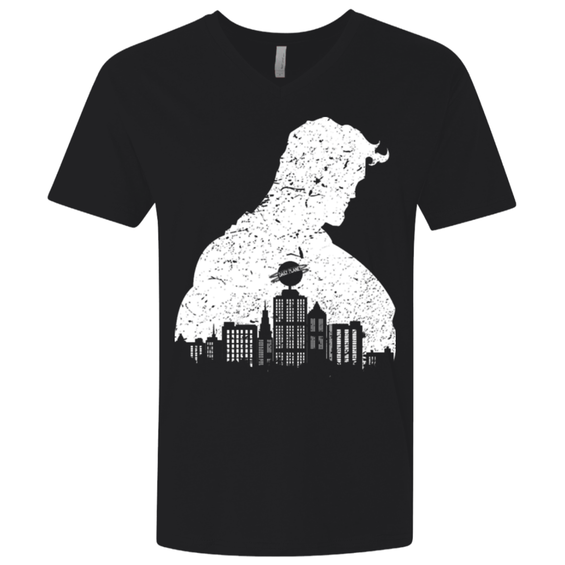T-Shirts Black / X-Small Metropolis Shadow Men's Premium V-Neck