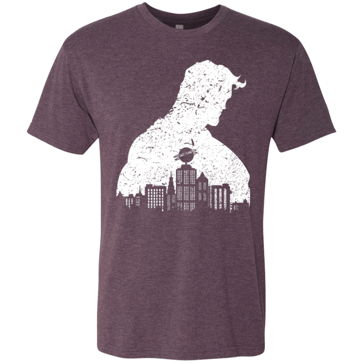 T-Shirts Vintage Purple / Small Metropolis Shadow Men's Triblend T-Shirt