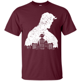 T-Shirts Maroon / Small Metropolis Shadow T-Shirt