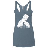 T-Shirts Indigo / X-Small Metropolis Shadow Women's Triblend Racerback Tank