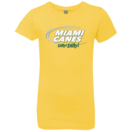 T-Shirts Vibrant Yellow / YXS Miami Dilly Dilly Girls Premium T-Shirt