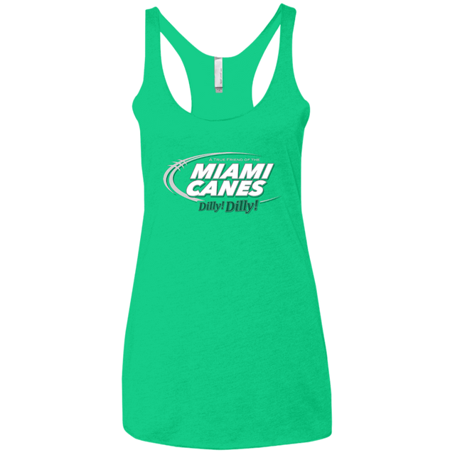 T-Shirts Envy / X-Small Miami Dilly Dilly Women's Triblend Racerback Tank