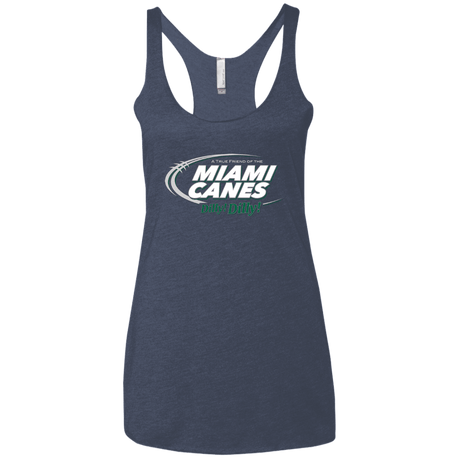 T-Shirts Vintage Navy / X-Small Miami Dilly Dilly Women's Triblend Racerback Tank
