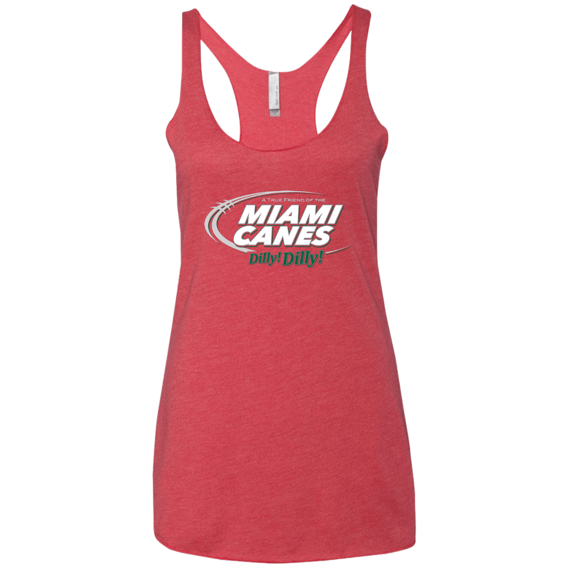 T-Shirts Vintage Red / X-Small Miami Dilly Dilly Women's Triblend Racerback Tank