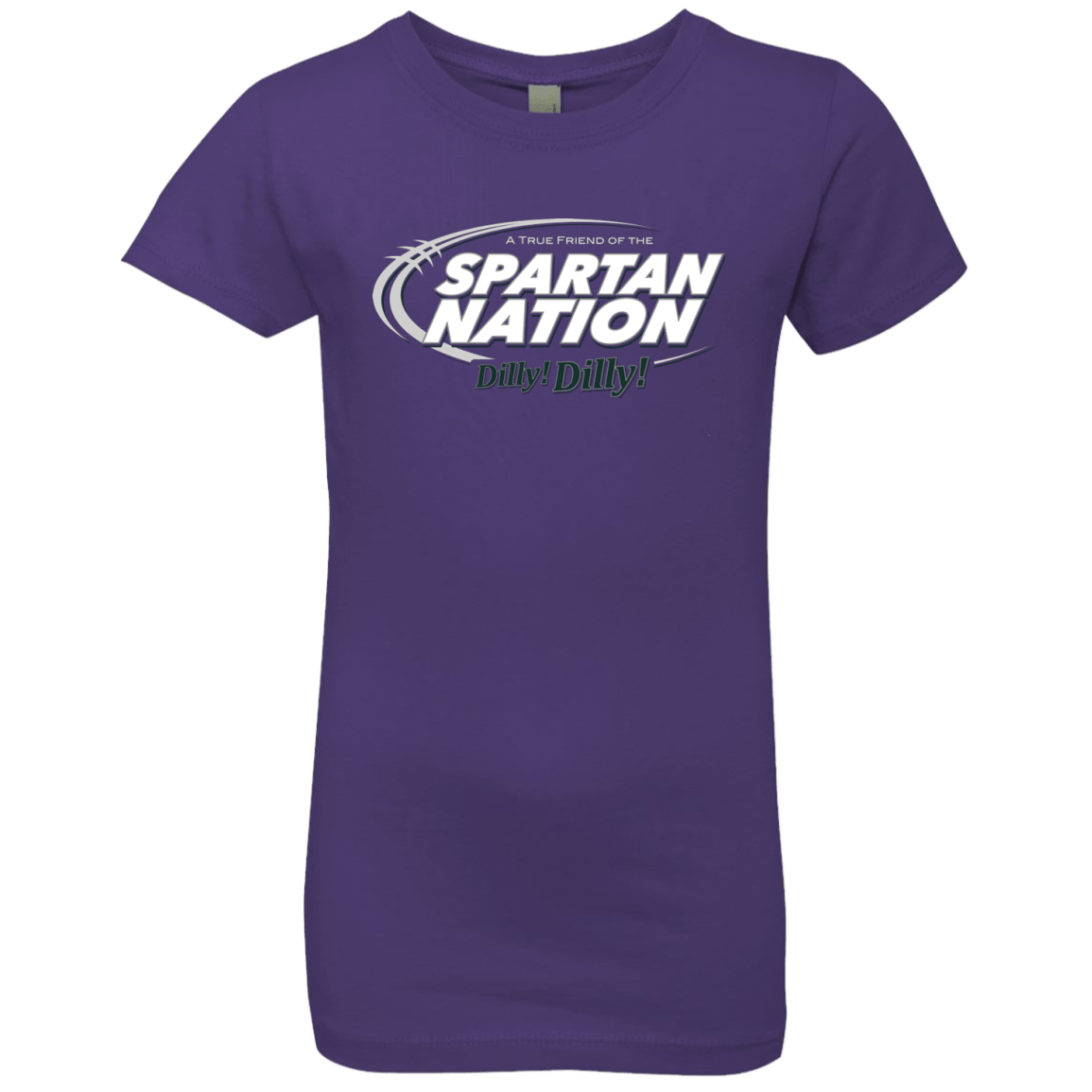 T-Shirts Purple Rush / YXS Michigan State Dilly Dilly Girls Premium T-Shirt