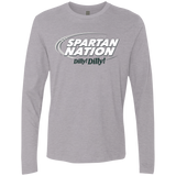 T-Shirts Heather Grey / Small Michigan State Dilly Dilly Men's Premium Long Sleeve